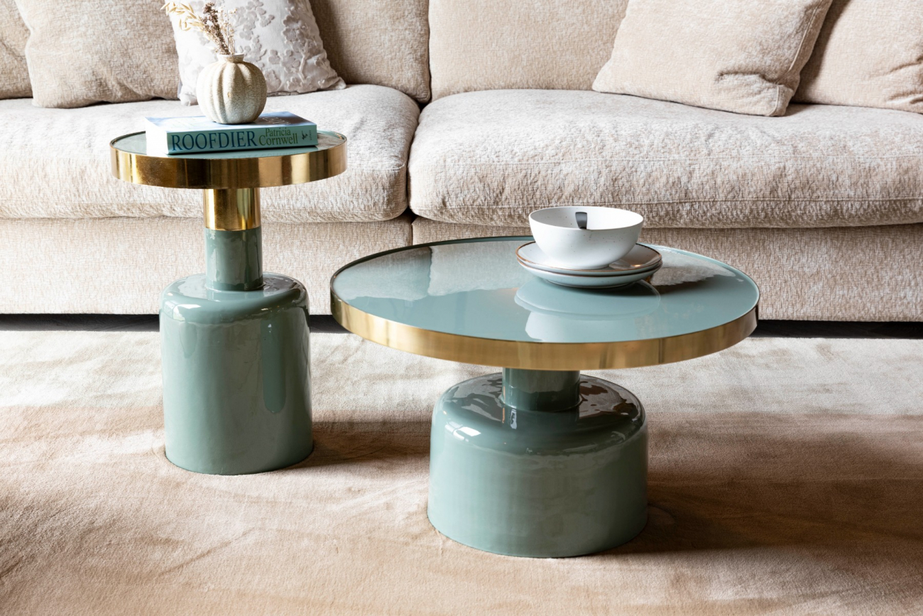 Bijzettafel 'Glam ' - Groen