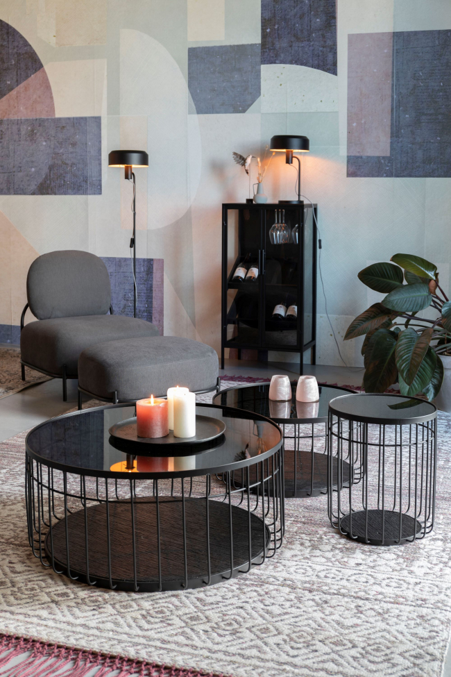 Salontafel 'Lance' M - Zwart