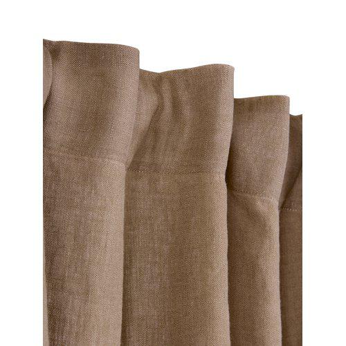 Gordijn 'Julie' 2-pack 145x280 - Donkerbruin
