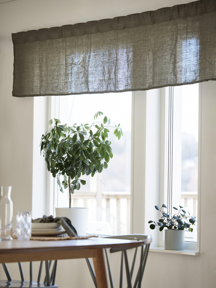 Gordijnkap 'Julie' 50x250 - Groen