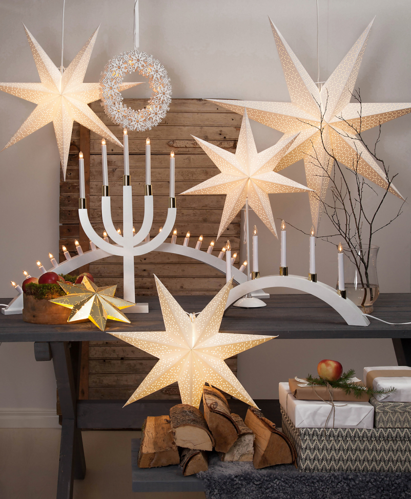 Kerstster 'Dot' 100cm - Wit