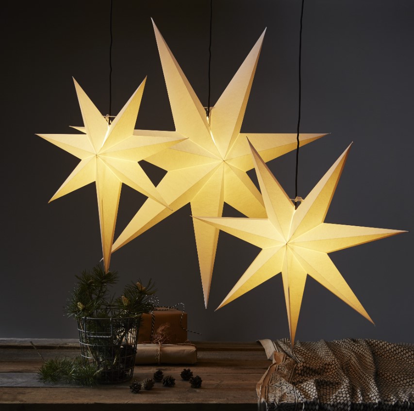 Kerstster 'Frozen' - Wit