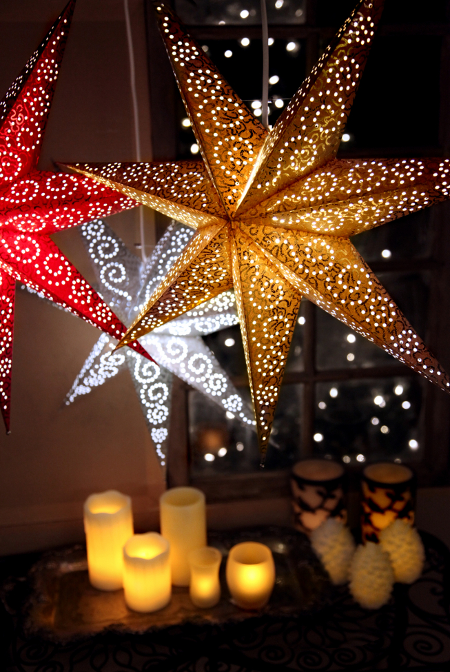 Kerstster 'Antique' - Wit