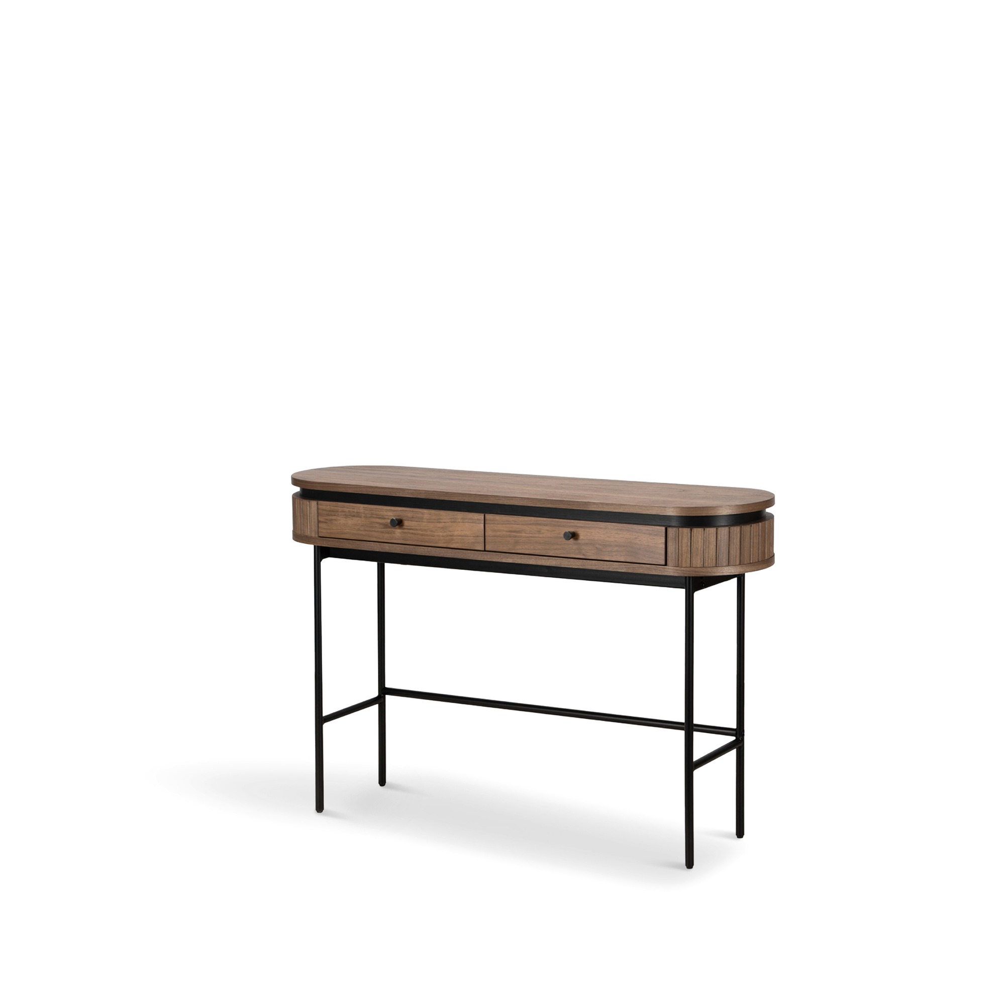 Bureau 'Kärra' - Walnoot/Zwart