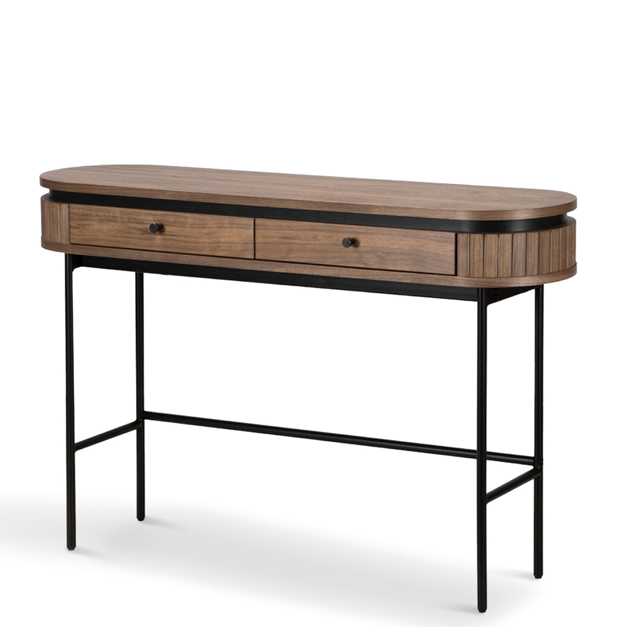 Bureau 'Kärra' - Walnoot/Zwart