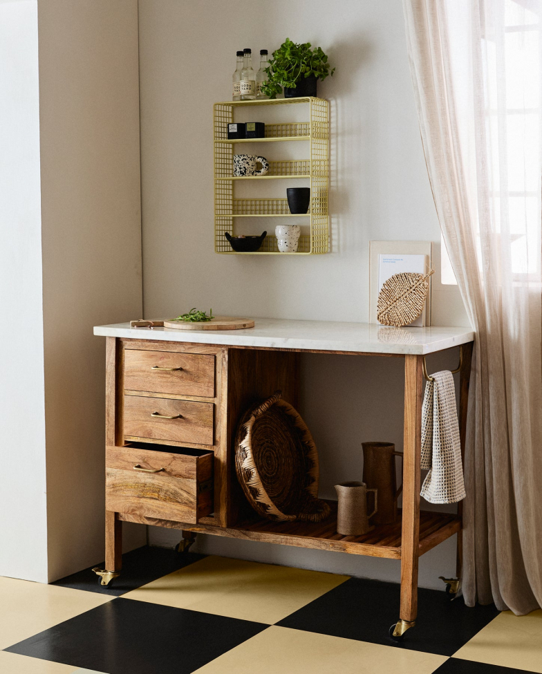 Plank 'Kikori' - Geel