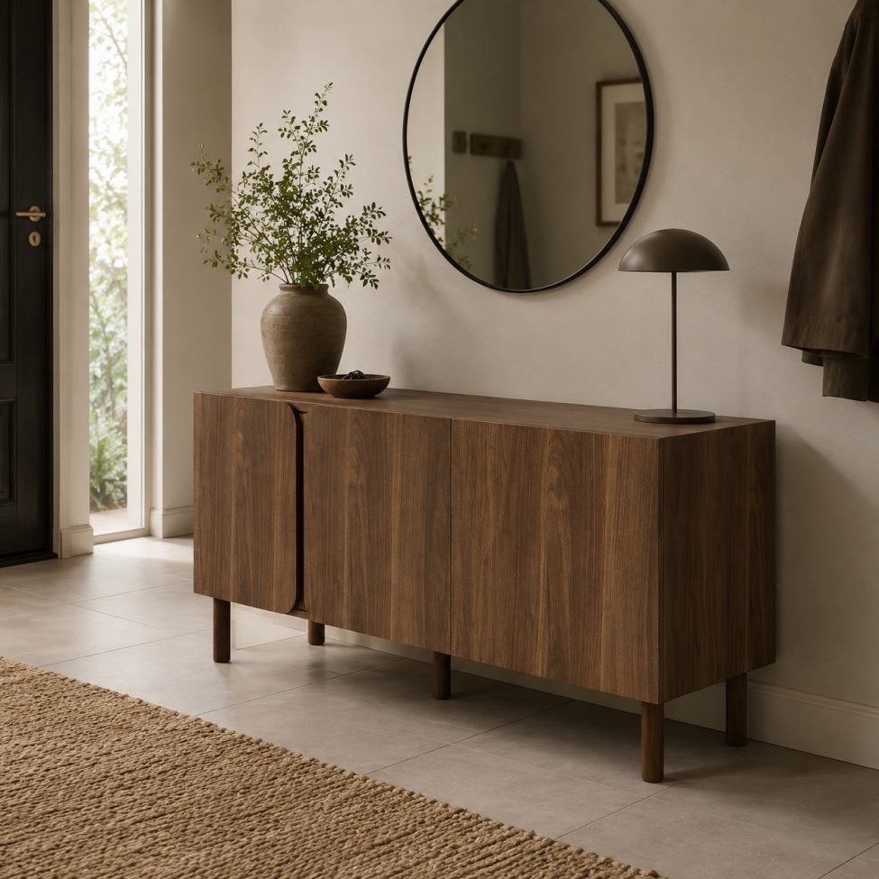 Dressoir 'Lövhamn' - Walnoot