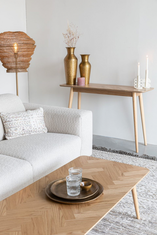 Console tafel 'Fabio' 120x40cm - Natuur