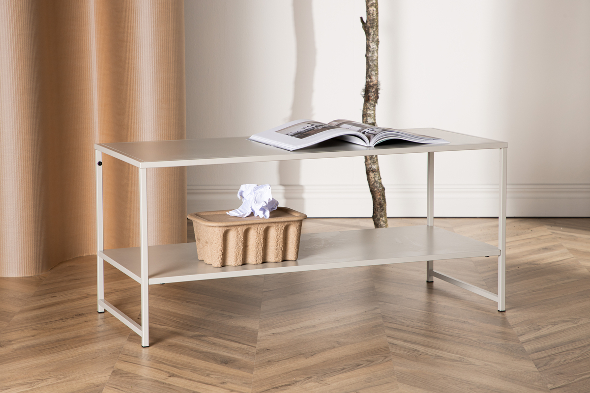 Bijzettafel 'Staal' - Beige