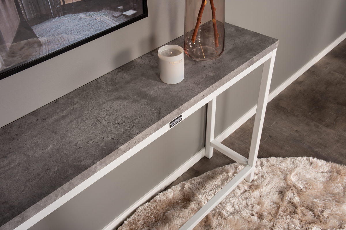Bijzettafel 'Ransäter' 30x110 - Wit