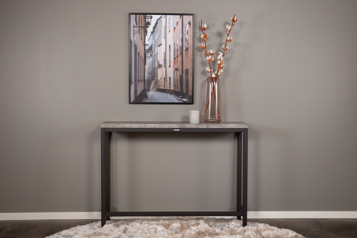 Bijzettafel 'Ransäter' 30x110 - Zwart