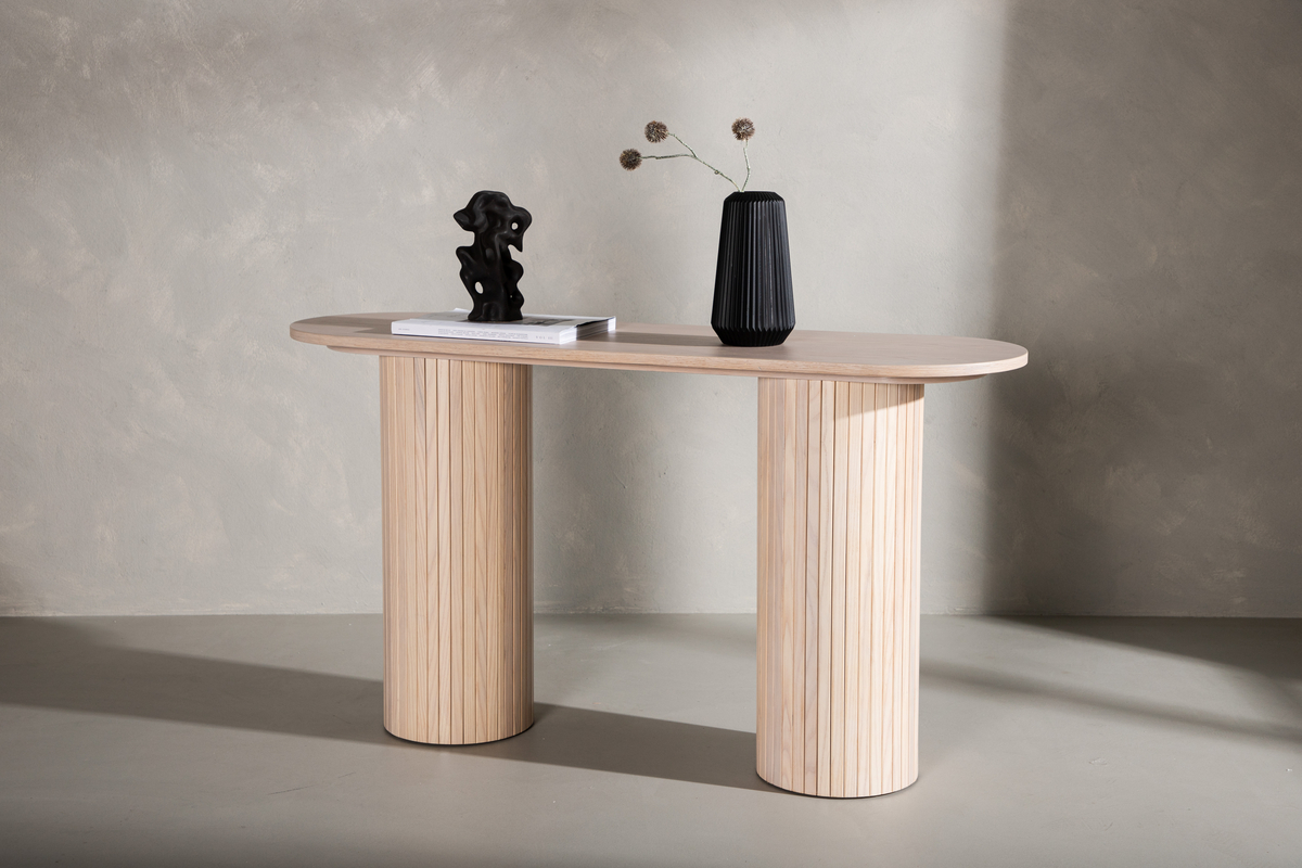 Bijzettafel 'Barkaby' 40x130cm - Beige