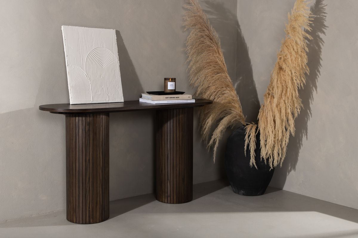 Bijzettafel 'Barkaby' 40x130cm - Bruin