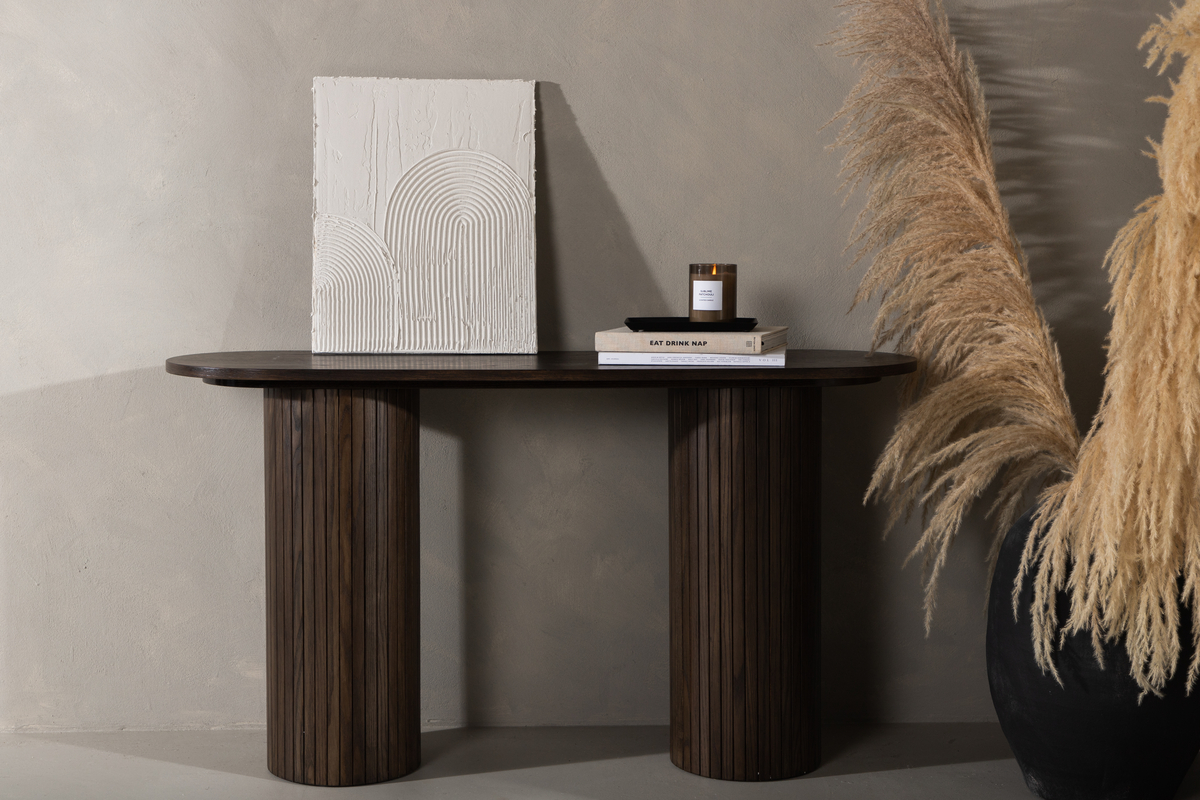 Bijzettafel 'Barkaby' 40x130cm - Bruin