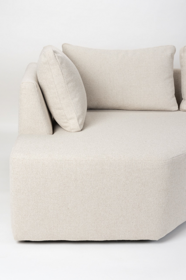 Bank 'Element Prosper Chaise Left' - Zand