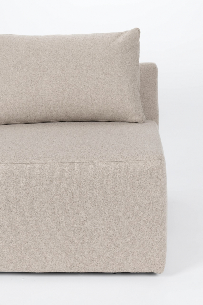 Bank 'Element Prosper Chaise Left' - Cappuccino