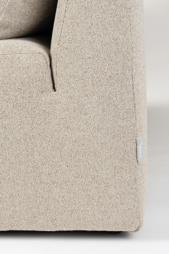 Bank 'Element Prosper Chaise Right' - Cappuccino