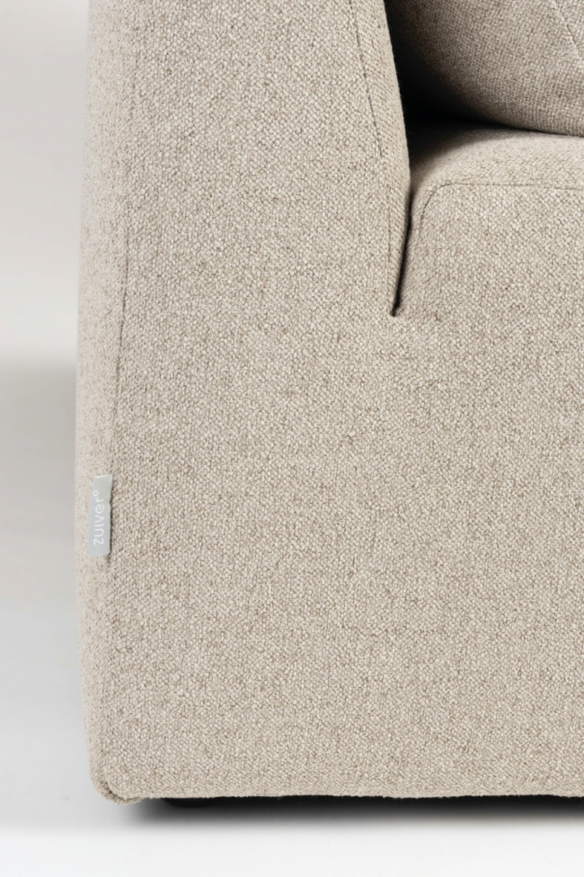 Bank 'Element Prosper Chaise Left' - Beige
