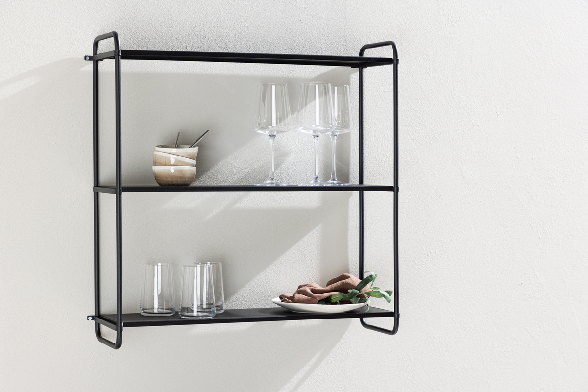 Wandplank 'Bari' - Zwart