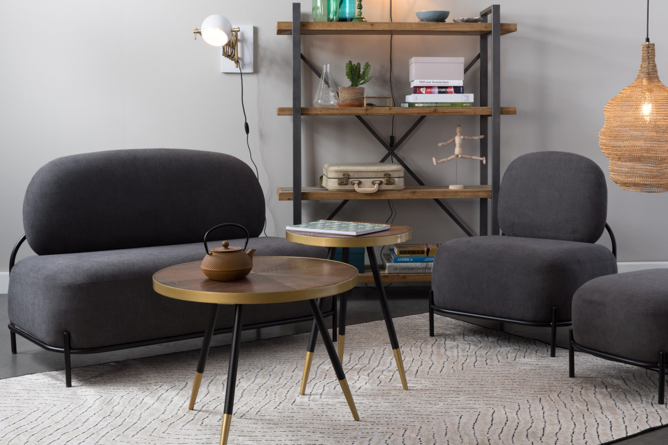 Fauteuil 'Polly' - Grijs