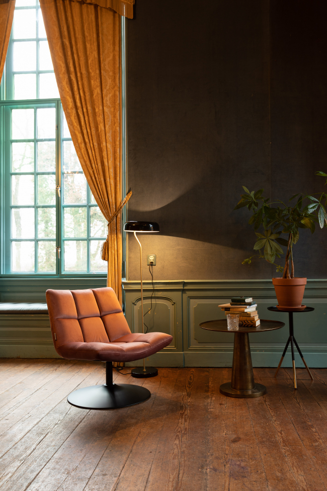 Fauteuil 'Bar' - Velours/Roze