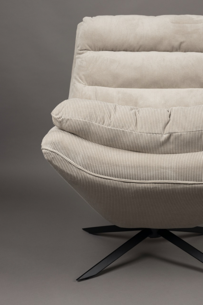 Fauteuil 'Vince' - Beige