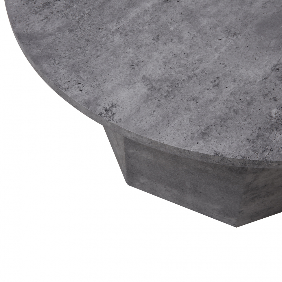 Salontafel 'Bilbao' Rond 80cm - Grijs