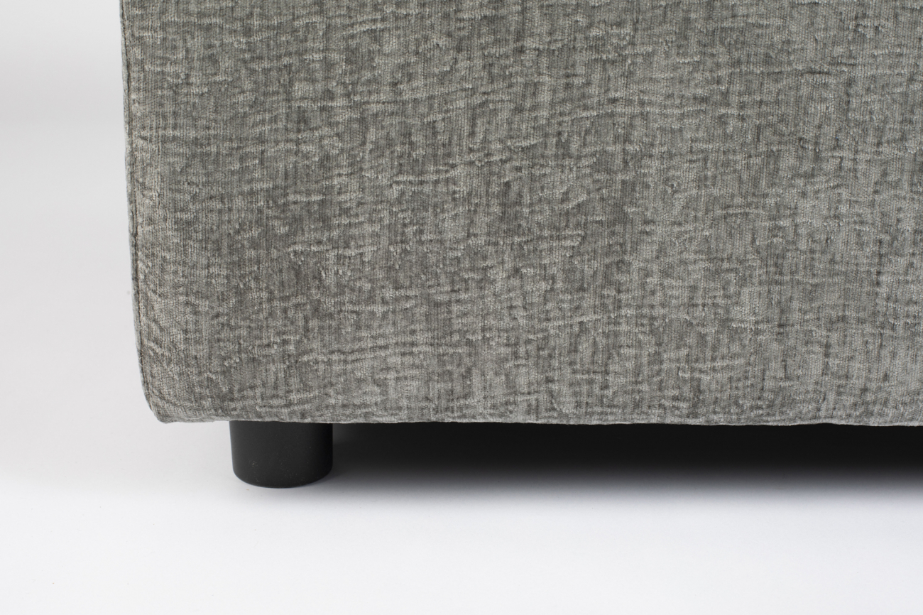 Voetenbank 'Sense Grey' - Grijs