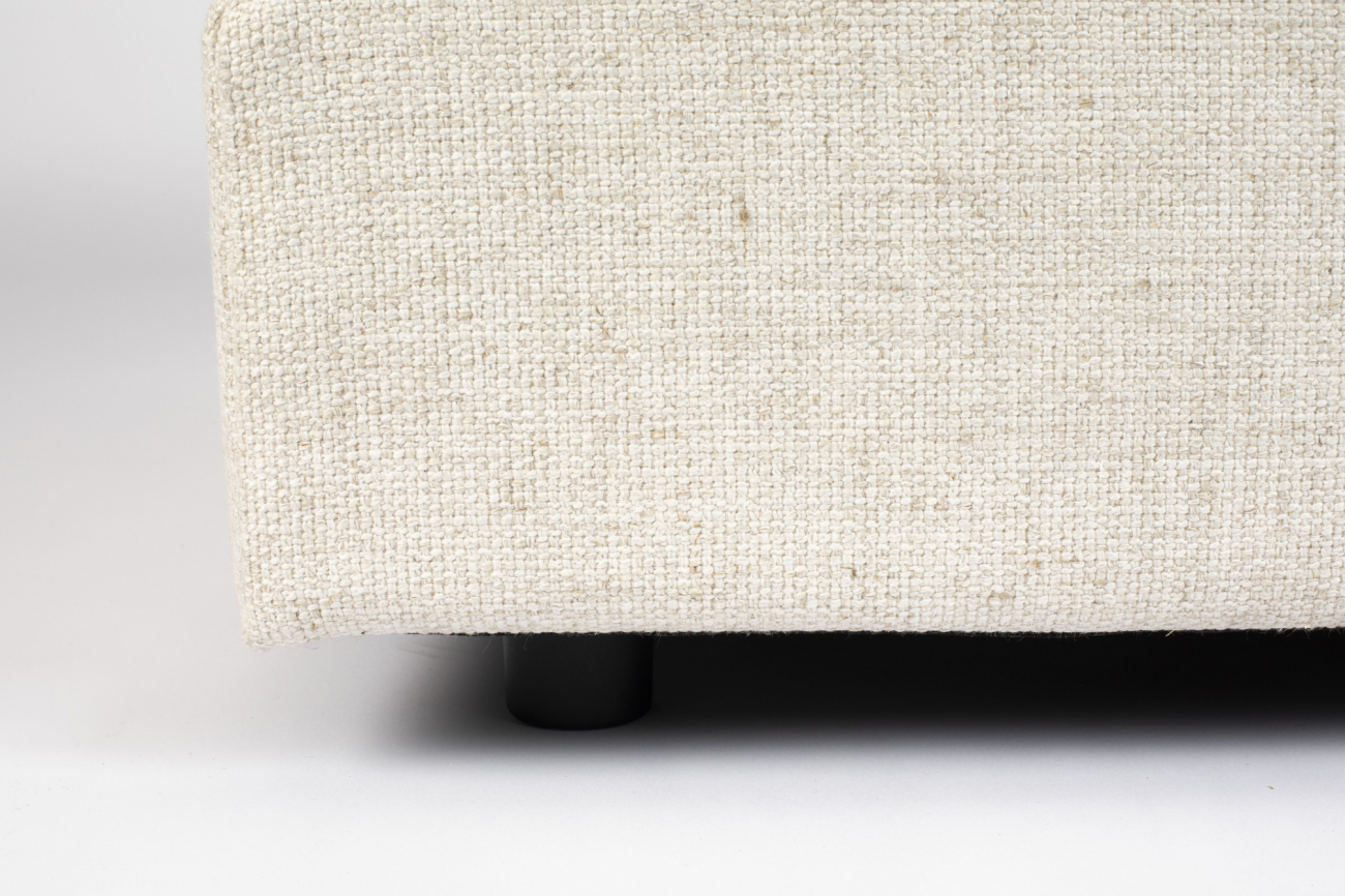 Voetenbank 'Sense Cream' - Beige