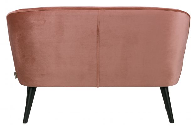 Bank 'Sara' - Roze/Velours