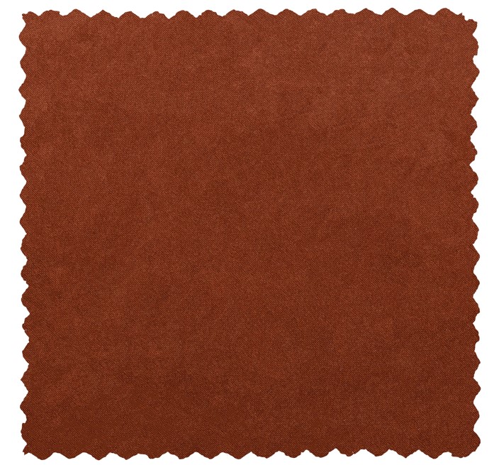 Voetenbank 'Rocco' - Roest/Velours