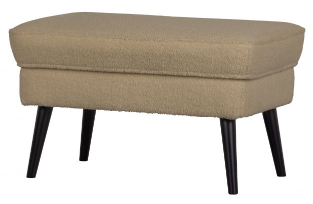 Voetenbank 'Rocco' - Beige/Teddy