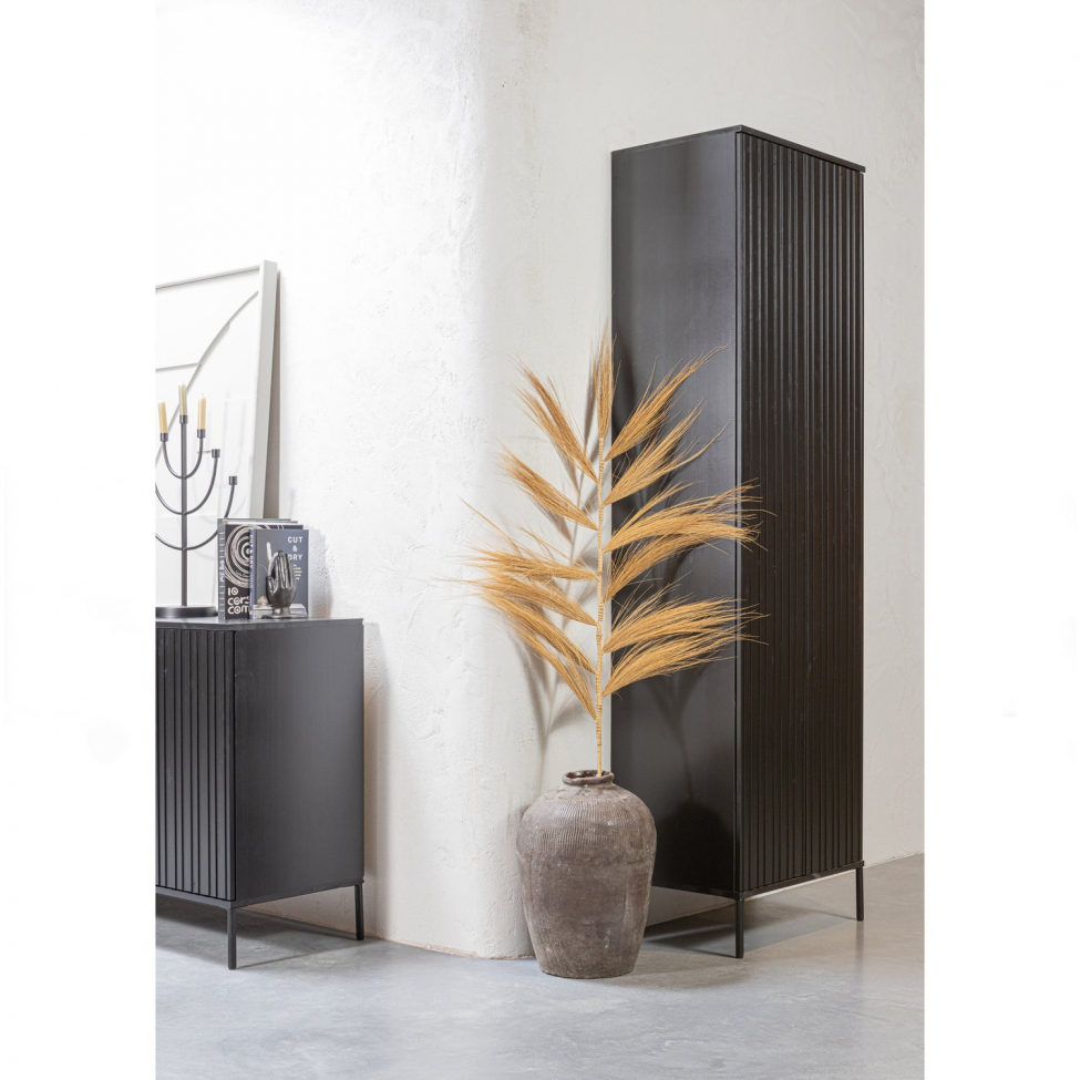 Dressoir ‘New Gravure’ 200 cm - Zwart/Zwart