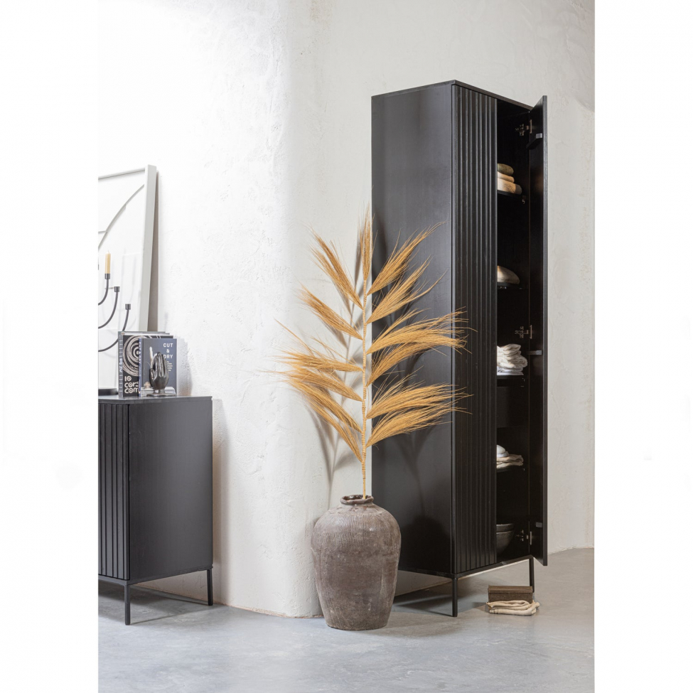 Dressoir ‘New Gravure’ 200 cm - Zwart/Zwart
