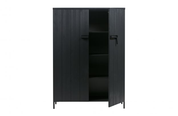 Kledingkast 'Bruut' 2 deuren - Zwart