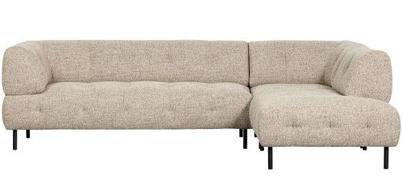 Rechter hoekbank 'Lloyd' - Beige