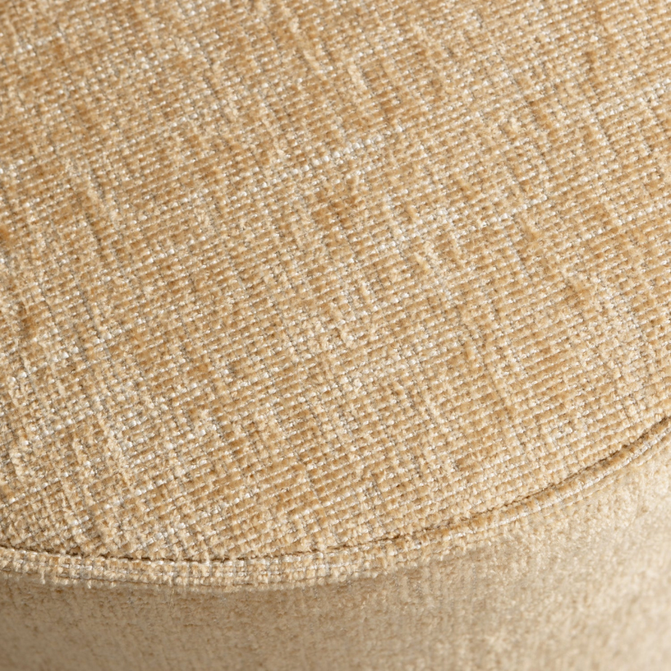 Zitpoef ‘Pearl XL’ - Beige/geel