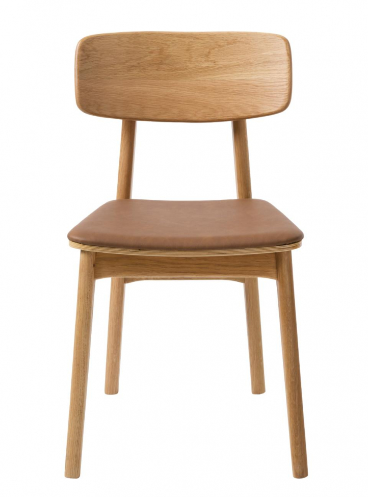 Stoel 'Garde' - Eik/Bruin