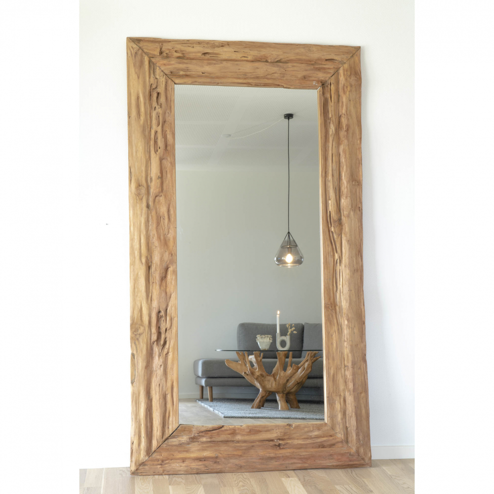 Spiegel 'Granada' 101x180cm - Gerecycled Hout/Glas