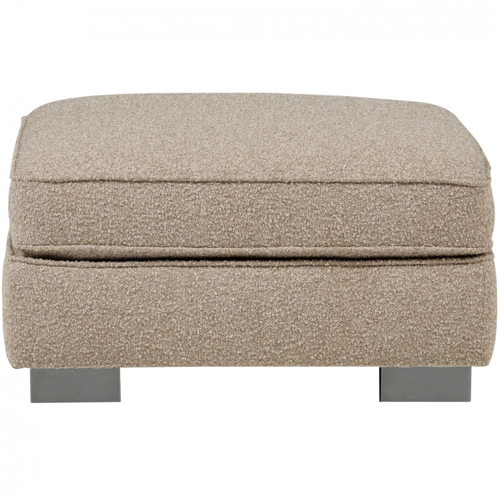Voetenbank ‘Lazy’ - Beige bouclé