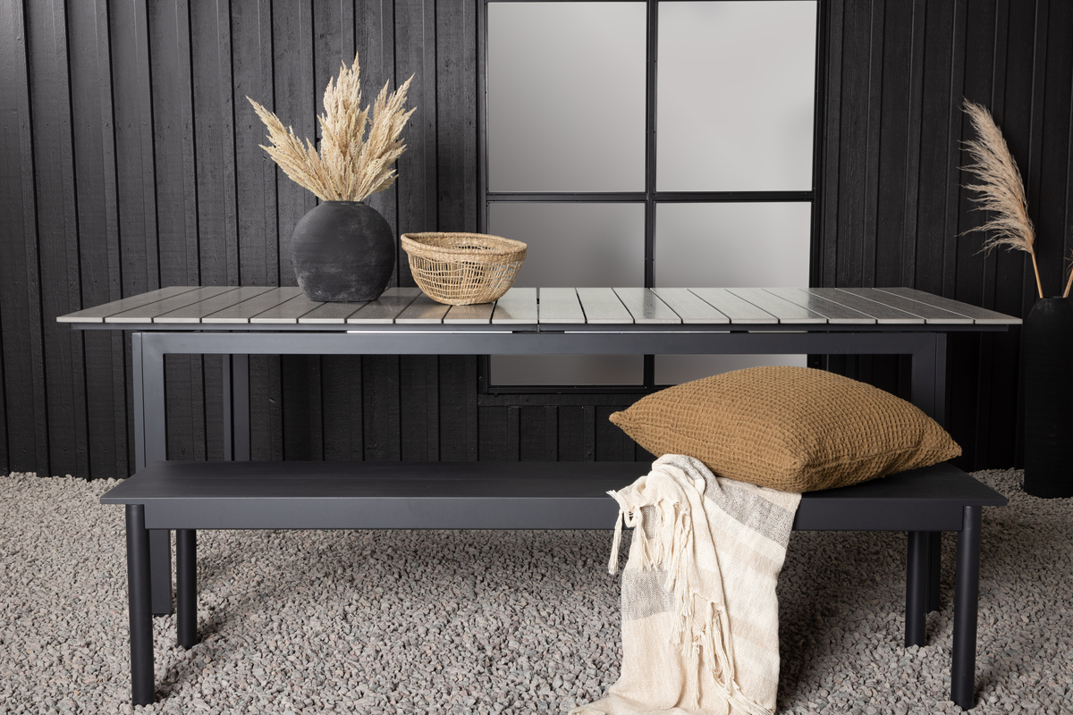 Eettafel 'Laxsjö' 229x100cm - Zwart