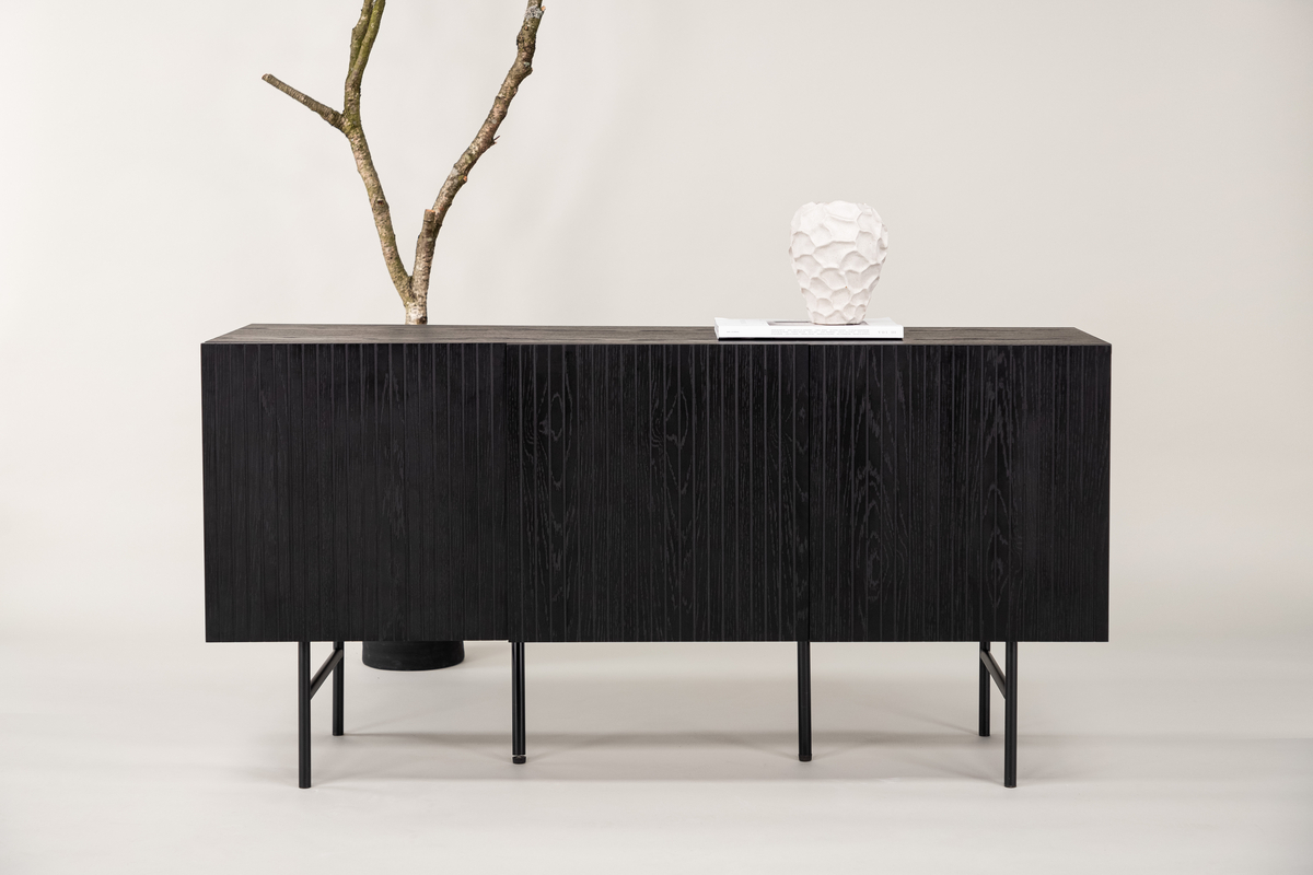 Kast 'Björkön' 150x75 - Zwart