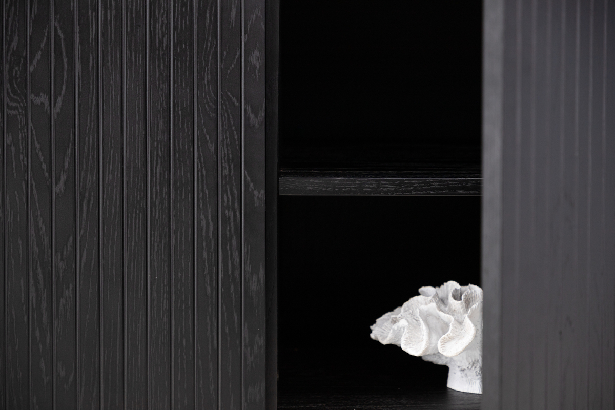 Kast 'Björkön' 150x75 - Zwart
