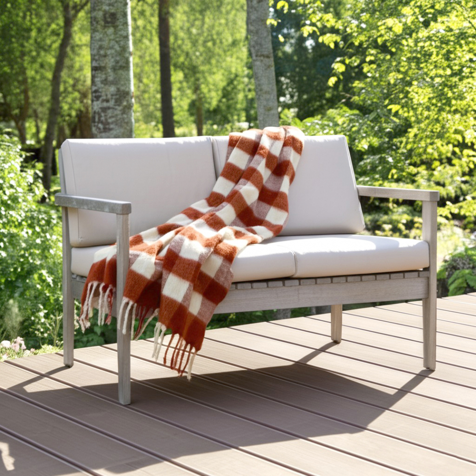 Plaid 'Phoebe' 130x170cm - Roze