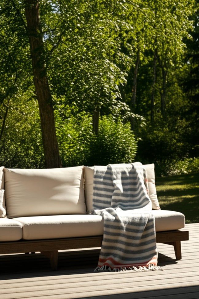 Plaid 'Monica' 130x170cm - Roze