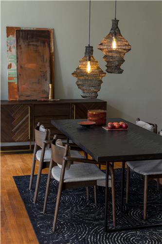 Bijzettafel 'Class' hoog - Bruin