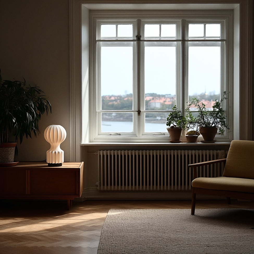 Lamp 'Senigallia' S - Wit/Zwart