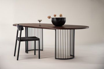 Eettafel 'Hindås' 110x220cm - Bruin