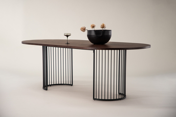 Eettafel 'Hindås' 110x220cm - Bruin