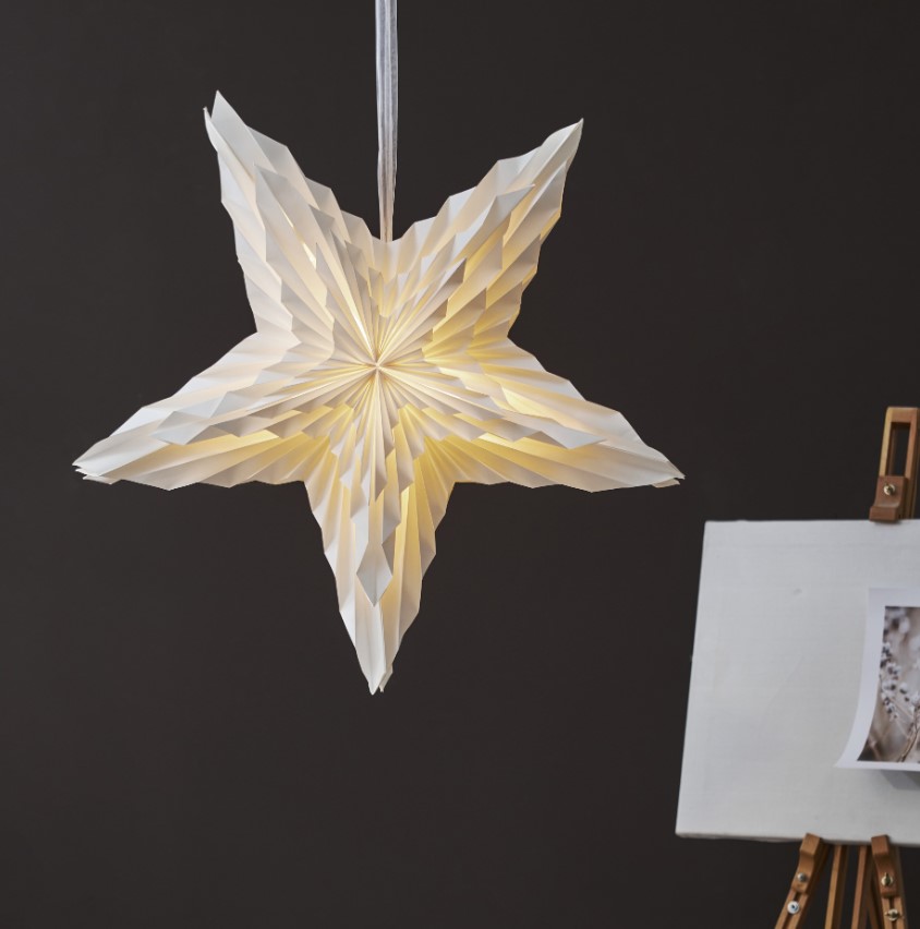 Kerstster 'White' 70cm - Wit